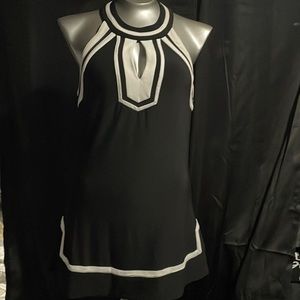 Halter top from White House Black market. Black and white.